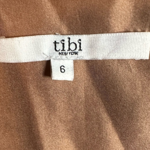 Tibi size 6 silk faux wrap mini dress - Picture 7 of 9
